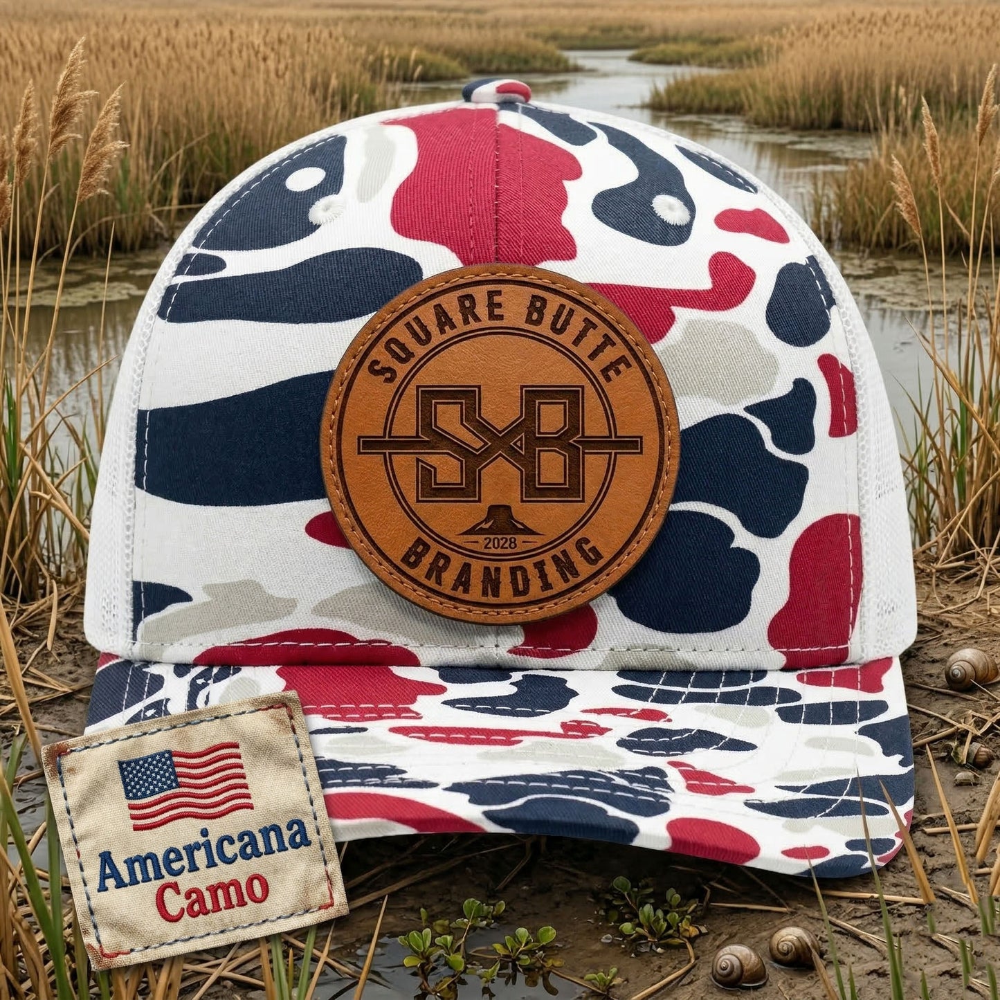 Richardson 112PFP Leather Patch Hat