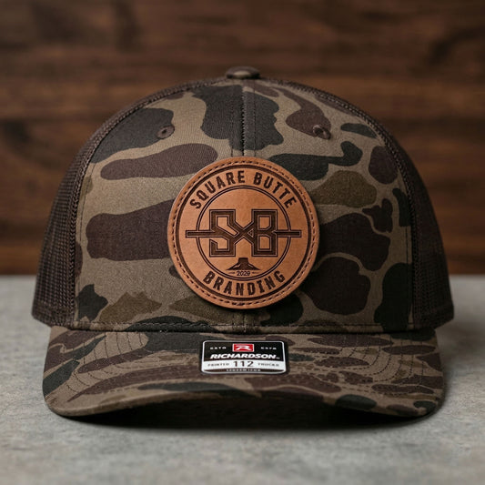 Richardson 112PFP Leather Patch Hat