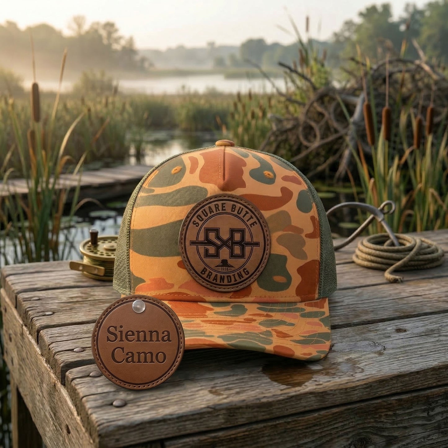 Richardson 112PFP Leather Patch Hat
