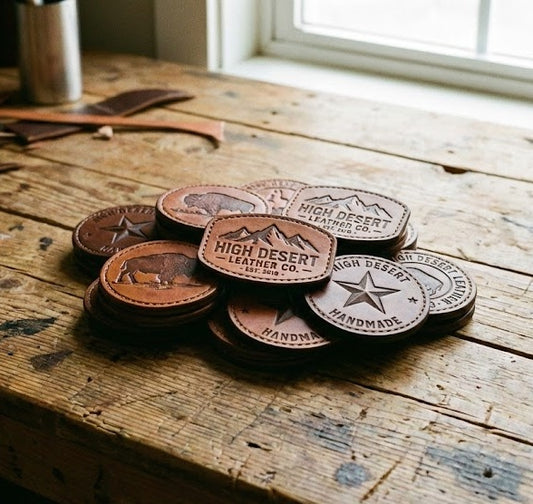 Custom Iron-on Leather Patch