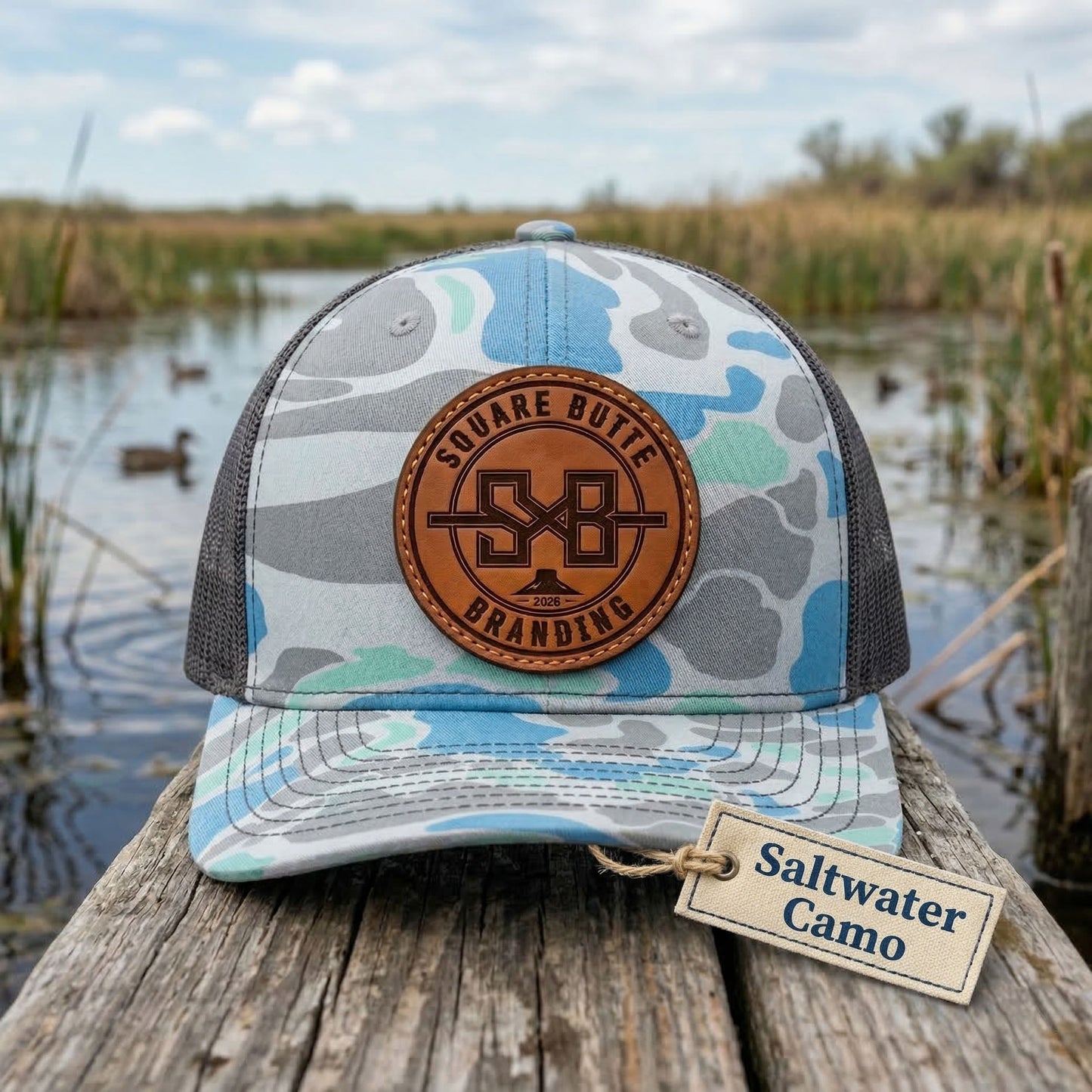 Richardson 112PFP Leather Patch Hat
